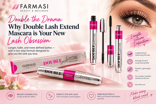 Double the Drama: Why Farmasi Double Lash Extend Mascara Deserves a Place in Your Makeup Bag
