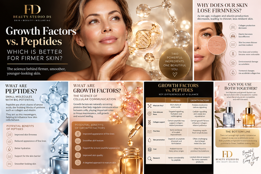 ✨ Growth Factors vs. Peptides: Which Is Better for Firmer Skin?