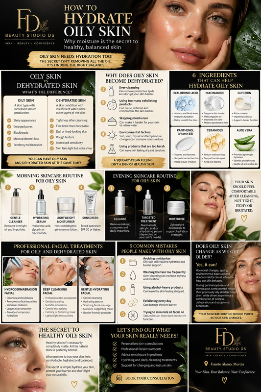 How to Hydrate Oily Skin Without Making It Greasy | FD Beauty Studio DS