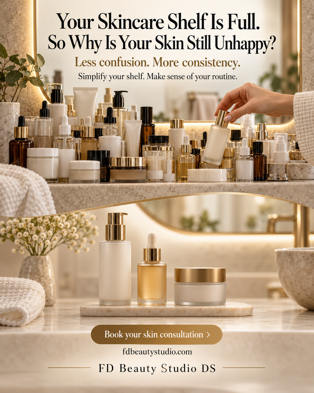 Your Skincare Shelf Is Full. So Why Is Your Skin Still Unhappy?