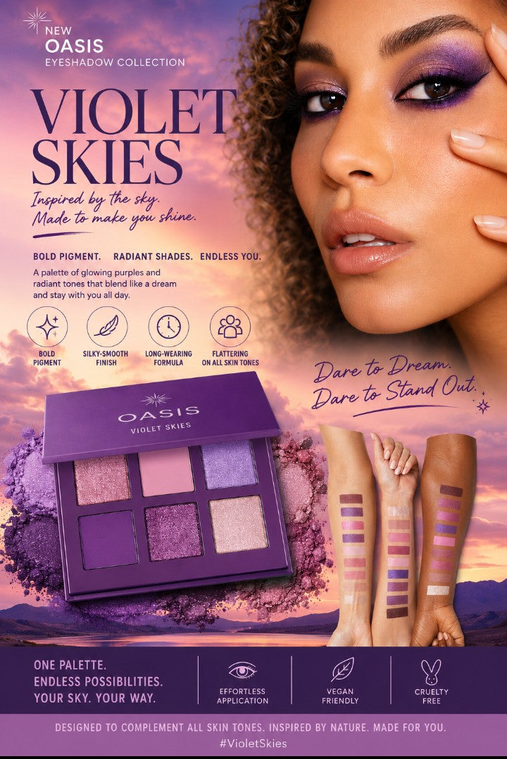Oasis Eyeshadow Collection – Violet Skies