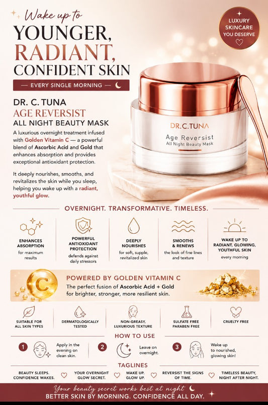 DR. C. TUNA AGE REVERSIST ALL NIGHT BEAUTY MASK